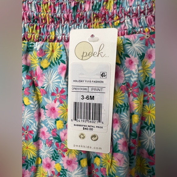 Peek Holiday Fashion Long Sleeve Outfit 3-6 month NWT - Picture 3 of 3